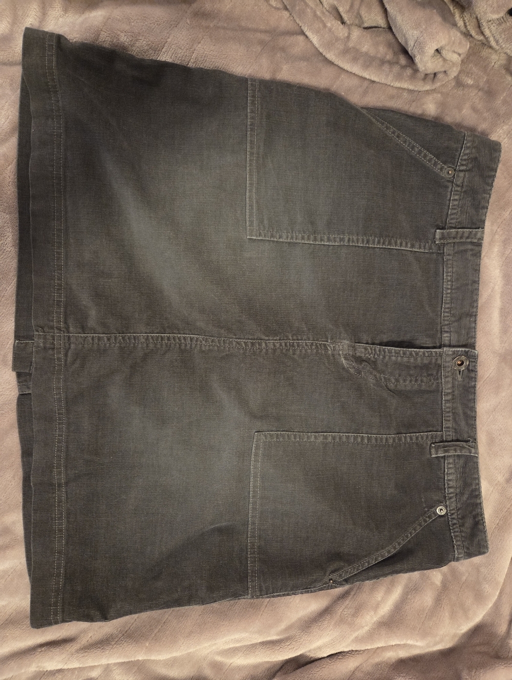 The North Face Dark Gray Corduroy Skirt